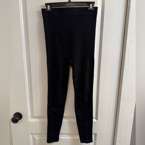 Blanqi Maternity Belly Support Leggings Black Small